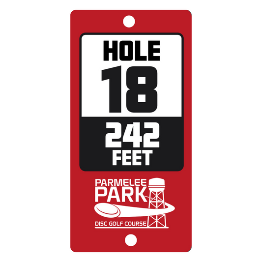 Custom Disc Golf Tee Signs